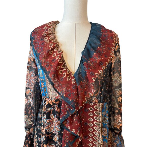 Zara Multicolor Maxi Dress - Picture 6 of 15